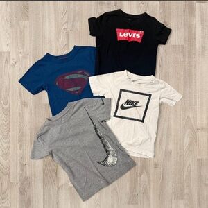 4T Boys T-Shirt Bundle! Levi’s/Nike/Superman